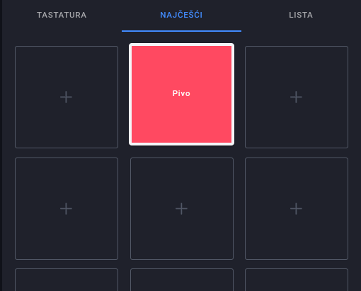 White group button