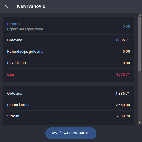 User preview